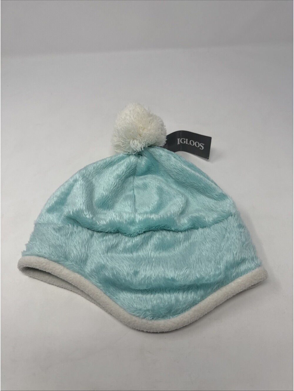 Igloos Grey And White Beanie Hat Size 12m-24m